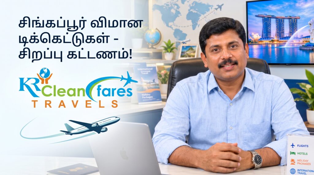 அக்டோபர் மாத சிறப்பு சலுகை: சென்னை To சிங்கப்பூர் குறைந்த கட்டண விமான டிக்கெட்டுகள்!